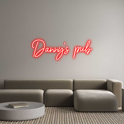 NEONSIGN: Danny's  pub