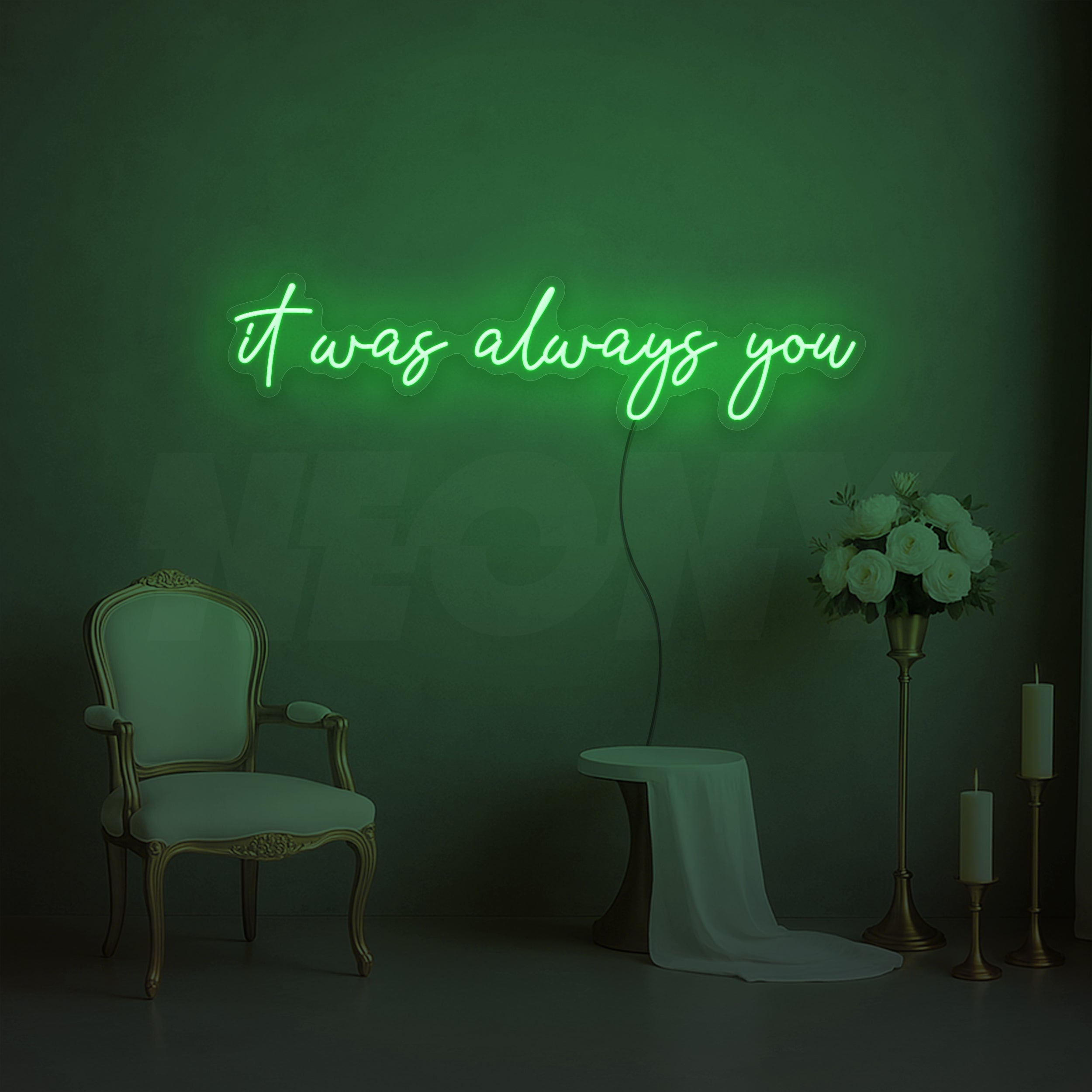 It was always you