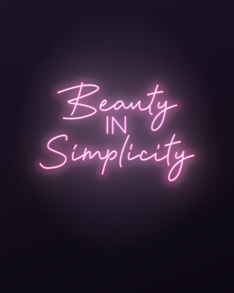 Beauty in Simplicity